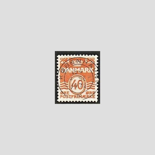 FRIMRKER DANMARK | 1971 - AFA 514 - Blgelinie 40 re orange - Lux Stemplet 