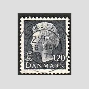FRIMRKER DANMARK | 1974 - AFA 564 - Dronning Margrethe - 120 re grbl - Pragt Stemplet