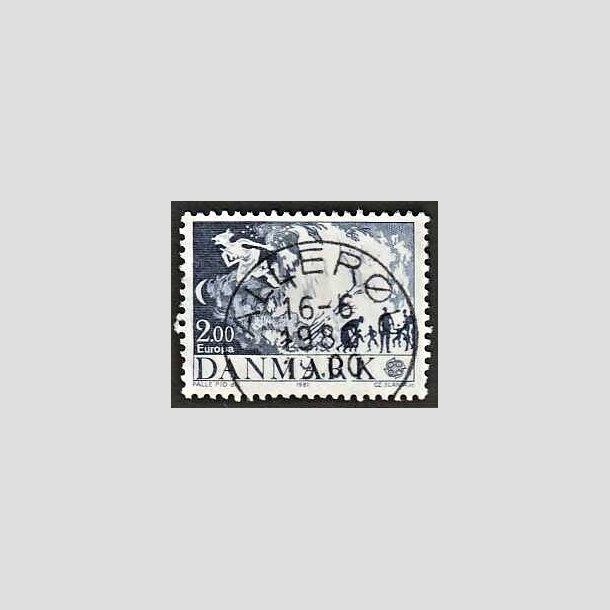 FRIMRKER DANMARK | 1981 - AFA 728 - Folklore - 2,00 Kr. bl - Pragt Stemplet