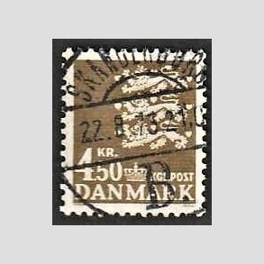 FRIMRKER DANMARK | 1972 - AFA 530 - Rigsvben 4,50 Kr. olivenbrun - Lux Stemplet