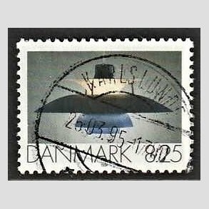 FRIM�RKER DANMARK | 1991 - AFA 998 - Dansk Brugskunst - 8,25 Kr. flerfarvet - Pragt Stemplet