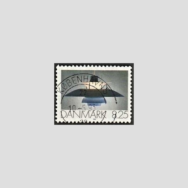 FRIMRKER DANMARK | 1991 - AFA 998 - Dansk Brugskunst - 8,25 Kr. flerfarvet - Pragt Stemplet