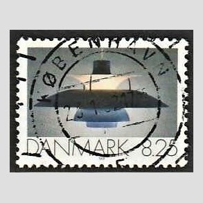 FRIM�RKER DANMARK | 1991 - AFA 998 - Dansk Brugskunst - 8,25 Kr. flerfarvet - Pragt Stemplet