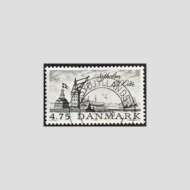 FRIMRKER DANMARK | 1990 - AFA 963 - Nyholm 300 r. - 4,75 Kr. sort - Lux Stemplet