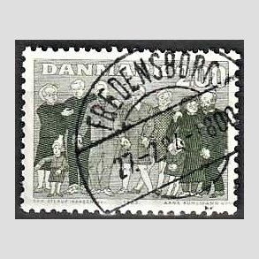 FRIM�RKER DANMARK | 1983 - AFA 785 - �ldre i samfundet - 2,00 Kr. gr�gr�n - Lux Stemplet