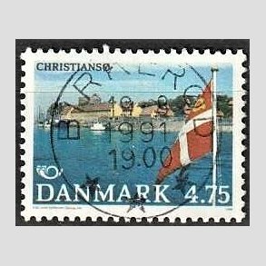 FRIM�RKER DANMARK | 1991 - AFA 994 - Turistm�l - 4,75 Kr. flerfarvet - Pragt Stemplet