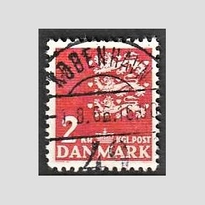 FRIMRKER DANMARK | 1946-47 - AFA 294 - Rigsvben 2 Kr. rd - Lux Stemplet