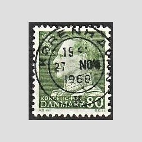 FRIMRKER DANMARK | 1967 - AFA 462F - Fr. IX 80 re grn - Lux Stemplet
