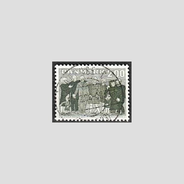 FRIMRKER DANMARK | 1983 - AFA 785 - ldre i samfundet - 2,00 Kr. grgrn - Lux Stemplet