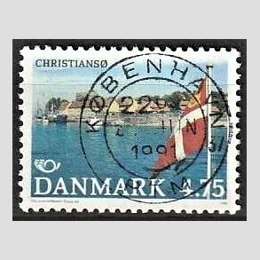 FRIM�RKER DANMARK | 1991 - AFA 994 - Turistm�l - 4,75 Kr. flerfarvet - Pragt Stemplet