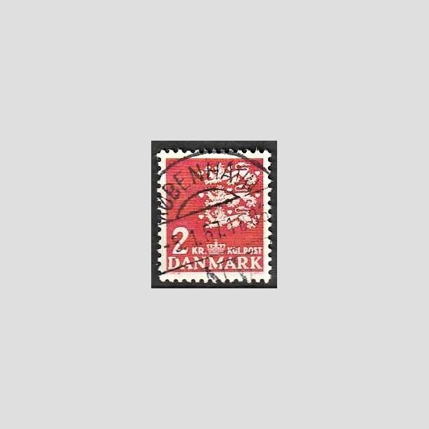 FRIMRKER DANMARK | 1946-47 - AFA 294 - Rigsvben 2 Kr. rd - Lux Stemplet