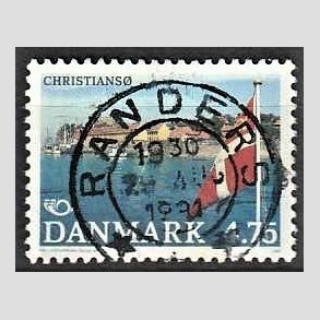 FRIM�RKER DANMARK | 1991 - AFA 994 - Turistm�l - 4,75 Kr. flerfarvet - Pragt Stemplet