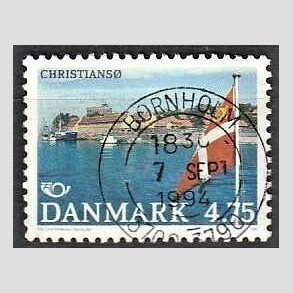 FRIM�RKER DANMARK | 1991 - AFA 994 - Turistm�l - 4,75 Kr. flerfarvet - Pragt Stemplet