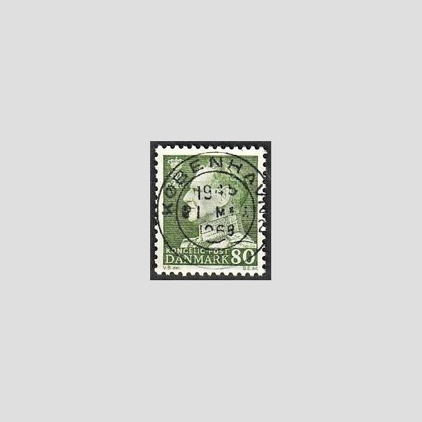 FRIMRKER DANMARK | 1967 - AFA 462F - Fr. IX 80 re grn - Lux Stemplet