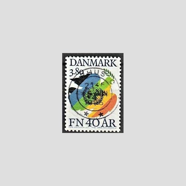 FRIMRKER DANMARK | 1985 - AFA 841 - FN 40 r - 3,80 Kr. flerfarvet - Lux Stemplet