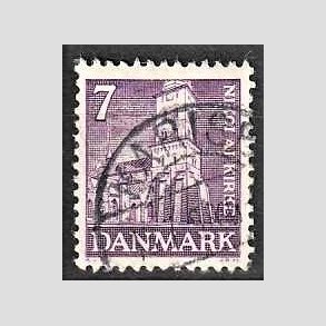 FRIM�RKER DANMARK | 1936 - AFA 230 - Reformationen 7 �re violet - Lux Stemplet KARISE