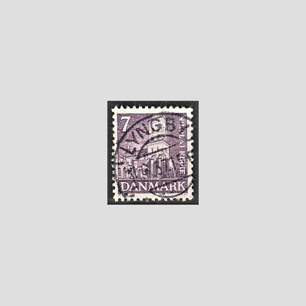 FRIMRKER DANMARK | 1936 - AFA 230 - Reformationen 7 re violet - Lux Stemplet LYNGBY