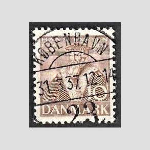 FRIM�RKER DANMARK | 1936 - AFA 231 - Reformationen 10 �re brun - Lux Stemplet K�BENHAVN