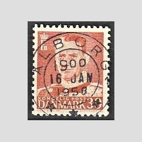 FRIMRKER DANMARK | 1952-53 - AFA 337 - Fr. IX 30 re rd - Lux Stemplet
