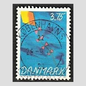 FRIM�RKER DANMARK | 1994 - AFA 1074 - B�rnefrim�rker - 3,75 Kr. flerfarvet - Pragt Stemplet