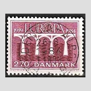 FRIM�RKER DANMARK | 1984 - AFA 803 - Europam�rker - 2,70 Kr. r�d - Pragt Stemplet Randers
