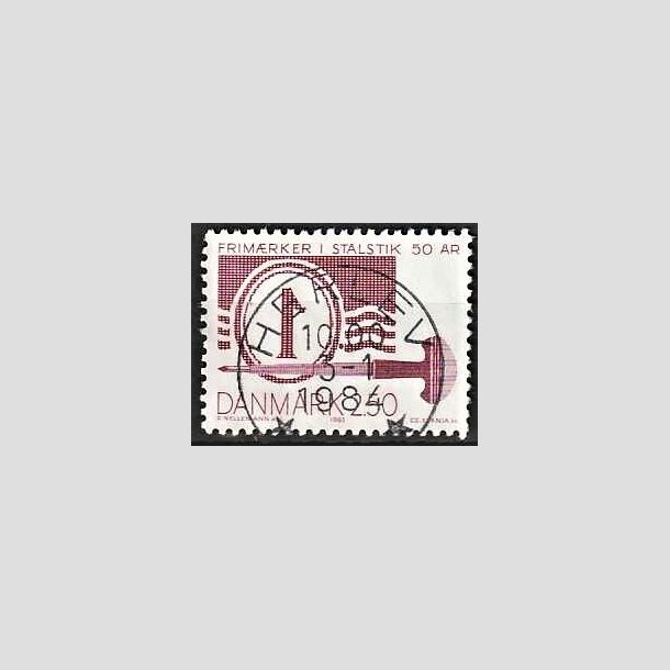 FRIMRKER DANMARK | 1983 - AFA 768 - Stlstik 50 r. - 2,50 Kr. brunviolet - Pragt Stemplet Herlev