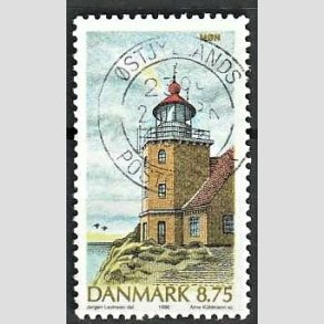 FRIM�RKER DANMARK | 1996 - AFA 1127 - Danske fyrt�rne - 8,75 Kr. flerfarvet - Pragt Stemplet