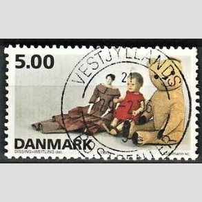 FRIM�RKER DANMARK | 1995 - AFA 1104 - Dansk leget�j - 5,00 Kr. flerfarvet - Pragt Stemplet