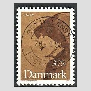 FRIM�RKER DANMARK | 1996 - AFA 1116 - Ber�mte kvinder - 3,75 kr. brun/m�rkbrun - Pragt Stemplet