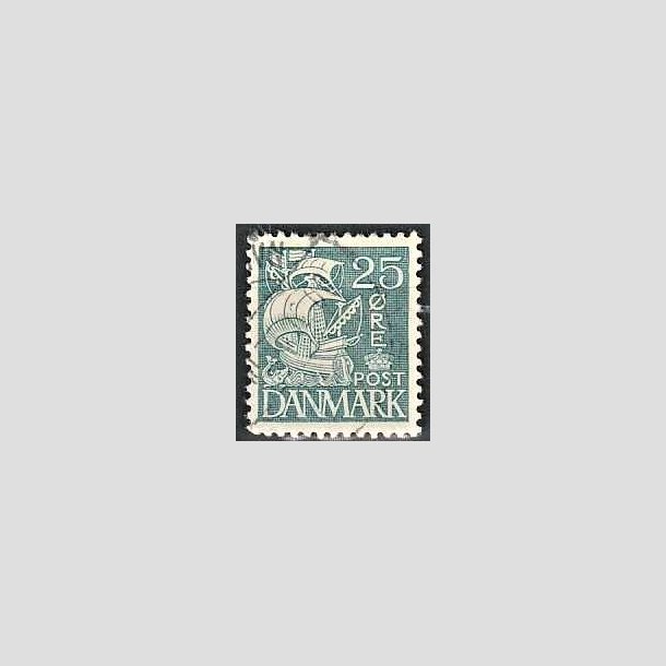 FRIMRKER DANMARK | 1933 - AFA 205 - Karavel 25 re bl Type I - Stemplet