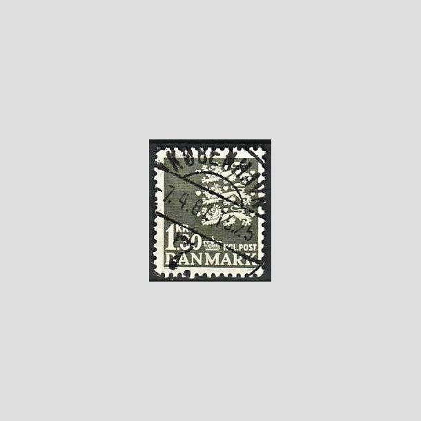 FRIMRKER DANMARK | 1965 - AFA 437 - Rigsvben - 1,30 Kr. grnsort - Lux Stemplet