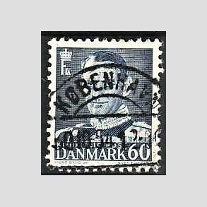 FRIMRKER DANMARK | 1952-53 - AFA 339 - Fr. IX 60 re mrkbl - Lux Stemplet