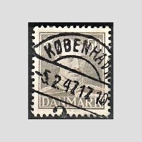 FRIMRKER DANMARK | 1945 - AFA 289 - Chr. X 50 re gr - Lux Stemplet