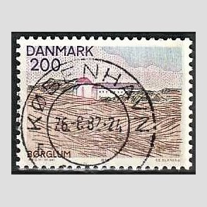 FRIM�RKER DANMARK | 1980 - AFA 702 - Nord for Limfjorden - 200 �re flerfarvet - Pragt Stemplet 
