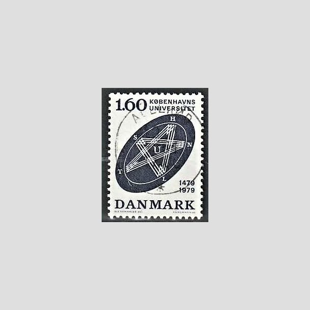 FRIMRKER DANMARK | 1979 - AFA 674 - Kbenhavns Universitet 500 r - 1,60 Kr. bl - Lux Stemplet Allerd