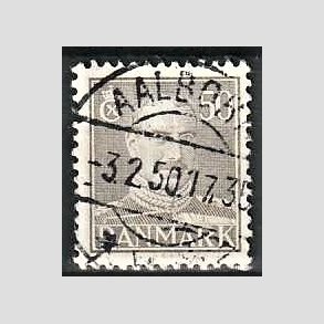 FRIMRKER DANMARK | 1945 - AFA 289 - Chr. X 50 re gr - Lux Stemplet