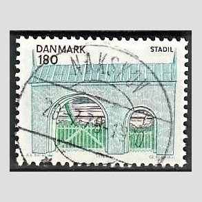 FRIM�RKER DANMARK | 1978 - AFA 663 - Midtjylland - 180 �re flerfarvet - Pragt Stemplet