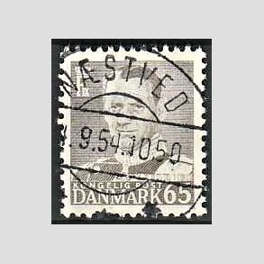 FRIMRKER DANMARK | 1952-53 - AFA 340 - Fr. IX 65 re gr - Lux Stemplet Nstved