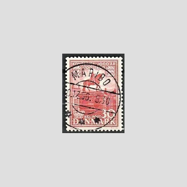 FRIMRKER DANMARK | 1953-56 - AFA 354 - Kongeriget 1000 r - 30 re rd - Pragt Stemplet Maribo