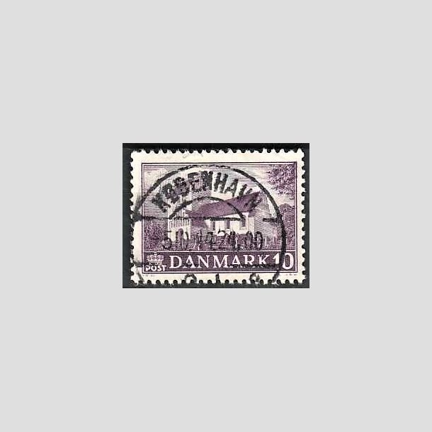 FRIMRKER DANMARK | 1944 - AFA 285 - Landsbykirker - 10 re violet - Pragt Stemplet