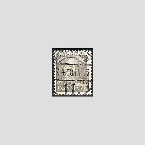 FRIMRKER DANMARK | 1945 - AFA 289 - Chr. X 50 re gr - Lux Stemplet