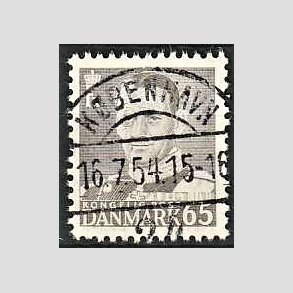 FRIMRKER DANMARK | 1952-53 - AFA 340 - Fr. IX 65 re gr - Lux Stemplet Kbenhavn