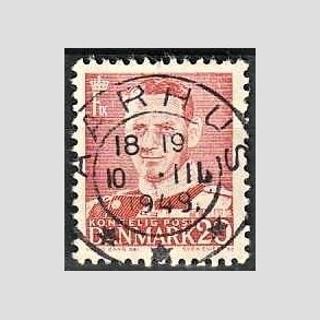FRIMRKER DANMARK | 1952-53 - AFA 337 - Fr. IX 30 re rd - Lux Stemplet rhus