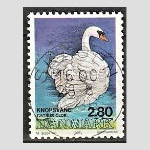 FRIM�RKER DANMARK | 1986 - AFA 866 - Danske fugle - 2,80 Kr. flerfarvet - Pragt Stemplet Skagen