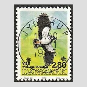 FRIM�RKER DANMARK | 1986 - AFA 867 - Danske fugle - 2,80 Kr. flerfarvet - Pragt Stemplet Jyderup