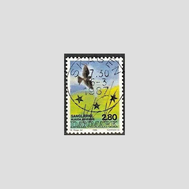 FRIMRKER DANMARK | 1986 - AFA 868 - Danske fugle - 2,80 Kr. flerfarvet - Pragt Stemplet