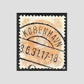 FRIMRKER DANMARK | 1930 - AFA 193 - Chr. X 60 r 30 re gul - Lux Stemplet 