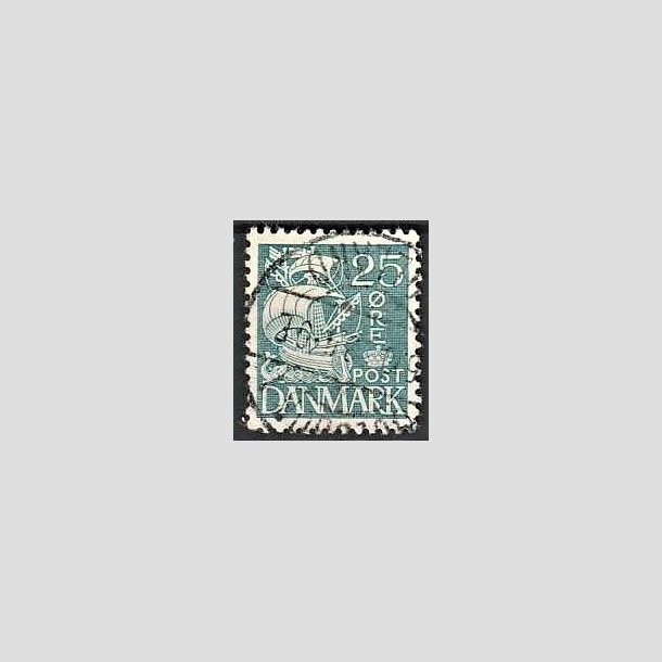 FRIMRKER DANMARK | 1933 - AFA 205 - Karavel 25 re bl Type I - Stemplet