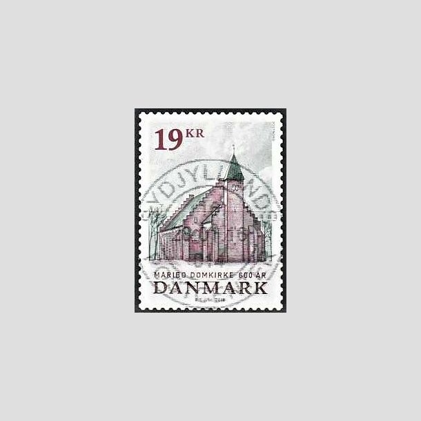 FRIMRKER DANMARK | 2016 - AFA 1844 - Maribo Domkirke 600 r - 19,00 Kr. flerfarvet - Pragt Stemplet