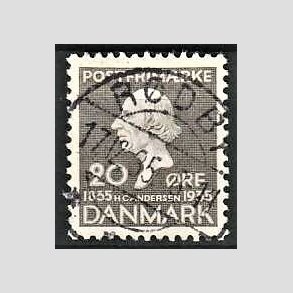 FRIM�RKER DANMARK | 1935 - AFA 227 - H. C. Andersen 20 �re gr� - Lux Stemplet R�DBY